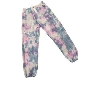 NWT Michael Stars Ray Relaxed Jogger Lavender Combo Tie Dye Pants NWT $158 Small